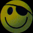 rotating smiley pirate